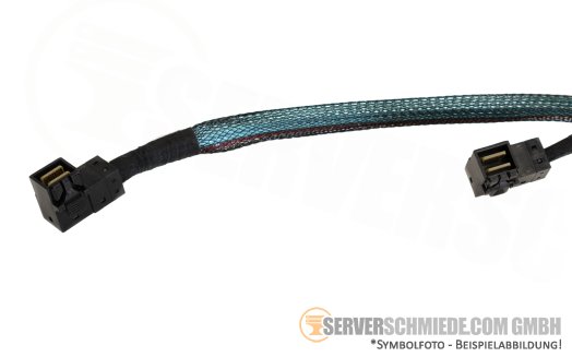 Dell 65 / 50cm SAS Kabel 1x MPERC to 2x SFF-8643 winkel R430 07NKWC