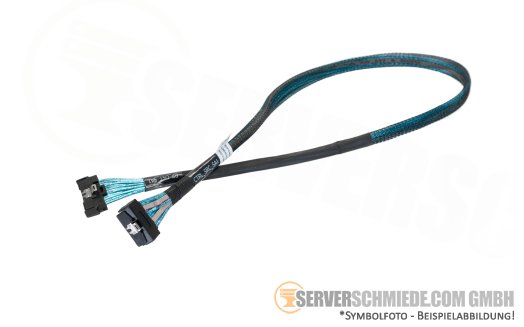 Dell 65cm front PERC to Mainboard Controller Kabel 1x SFF-8654 winkel to 1x SFF-8654 gerade H755N 0V9N7D