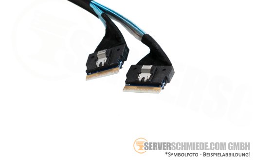 Dell 65cm NVMe Extender Cable Kabel for Bay A2/B2 - A/B 2x SFF-8654 gerade to 2x SFF-8654 gerade R740xd 0C1FRG