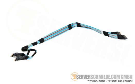 Dell 65cm NVMe Extender Cable Kabel for Bay A2/B2 - A/B 2x SFF-8654 gerade to 2x SFF-8654 gerade R740xd 0C1FRG