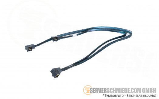 Dell 65cm SAS Kabel 1x SFF-8643 winkel  2x SFF-8643 winkel  0YF7RN