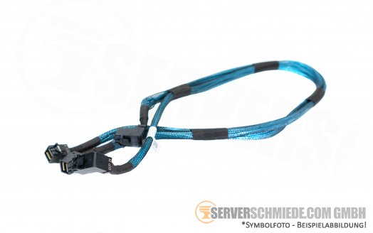 Dell 65 / 60cm SAS Kabel 2x SFF-8643 gerade to 2x SFF-8643 winkel R940 047FV4