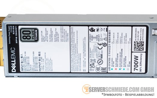 Dell 700W Netzteil PSU 80 Plus Titanium R750 R6615 R7525 R760 03D09N 0TT5N8 +NEW+