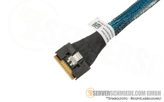 Dell 70cm front PERC to MB Kabel cable 1x SFF-8654 8i gerade to 1x SFF-8654 8i gerade R7525 0YV32M