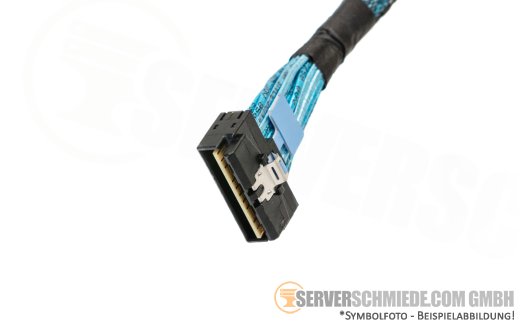 Dell 70cm front PERC to MB Kabel cable 1x SFF-8654 8i gerade to 1x SFF-8654 8i gerade R7525 0YV32M