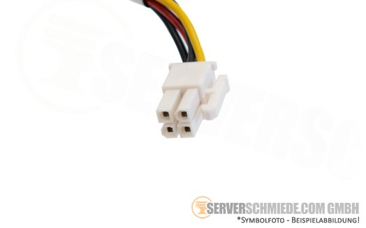 Dell 70cm ODD TBU SATA Backplane Cable 1x 4-pin gerade to 2x 15-pin + SATA slimline gerade T440 0GG0WN