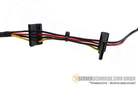 Dell 70cm ODD TBU SATA Backplane Cable 1x 4-pin gerade to 2x 15-pin + SATA slimline gerade T440 0GG0WN