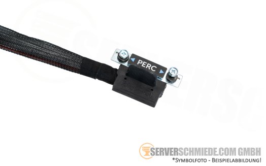 Dell 70cm SAS Kabel cable 1x mini PERC Mini Mono to 2x SFF-8643 winkel R7415 R7515 057F8R