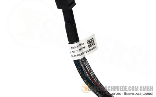 Dell 70cm SAS Kabel cable 1x mini PERC Mini Mono to 2x SFF-8643 winkel R7415 R7515 057F8R