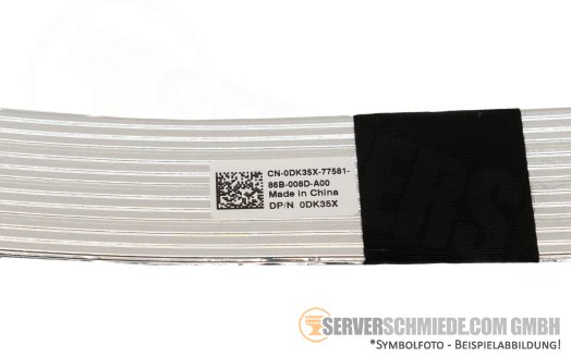 Dell 70cm SAS Kabel cable 2x SFF-8643 gerade to 2x SFF-8643 winkel R940 0DK35X