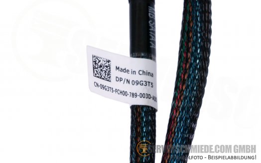 Dell 70cm SAS SATA Kabel 2x SFF-8643 to 2x SATA SFF-8611 Oculink R640 8x SFF019VX5 09G3T5
