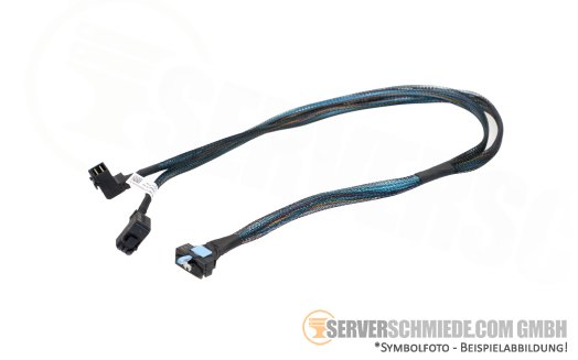 Dell 71cm SAS Kabel cable 2x SFF-8643 winkel to 1x SFF-8654 winkel R740 16xSFF 0W5XVV