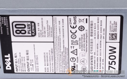 Dell 750W 0N30P9 Netzteil PSU Poweredge R720 R720xd  R620 T620 T420