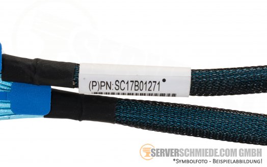 Generic 75cm  NVMe Kabel 1x SFF-8654 gerade 1x SFF-8654 gerade