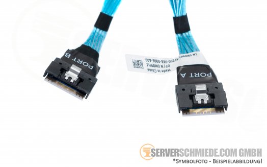 Dell 75cm R740xd 24x SFF NVMe Extender Cable Kabel for Bay A2/B2 - A/B 0M89H1