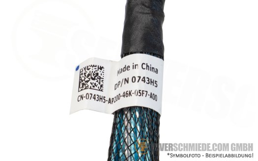 Dell 75cm SATA Kabel cable 1x SFF-8654 gerade to 1x SFF-8654 gerade R7960 0743H5