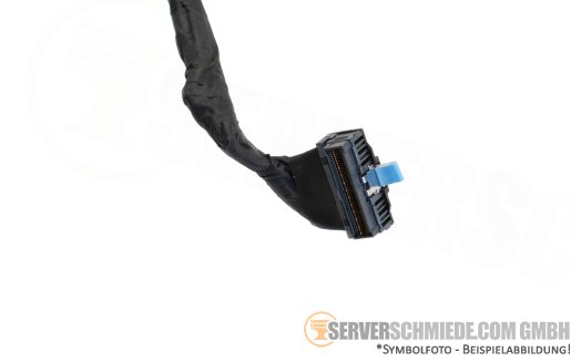 Dell 77cm NVMe Kabel cable 1x SFF-8654 gerade to 1x SFF-8654 winkel R6625 037D2Y