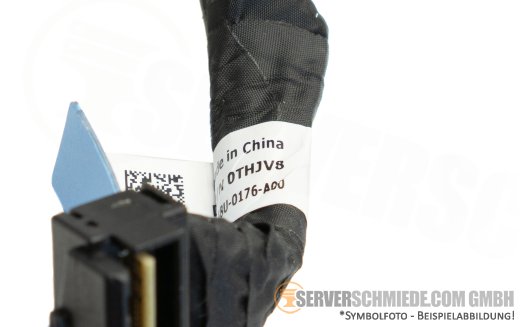 Dell 7cm Backplane to front PERC Controller Kabel cable 1x SFF-8654 8i gerade to 1x SFF-8654 8i winkel R760 H965i 0THJV8