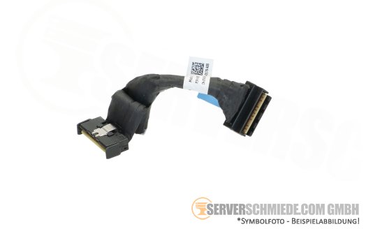 Dell 7cm Backplane to front PERC Controller Kabel cable 1x SFF-8654 8i gerade to 1x SFF-8654 8i winkel R760 H965i 0THJV8