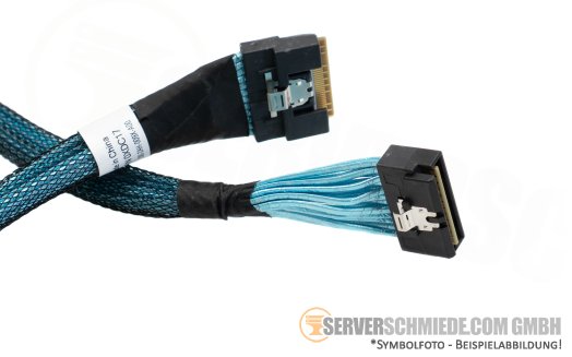 Dell 80cm front PERC to Mainboard Controller Kabel cable 1x SFF-8654 8i gerade to 1x SFF-8654 8i gerade R750 0XDC17