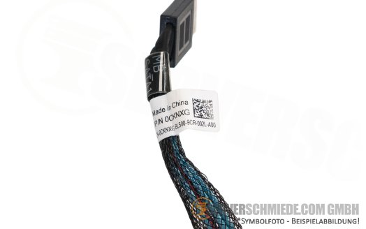Dell 90 / 85cm SAS SATA Kabel 2x SFF-8643 winkel to 2x SFF-8611 Oculink gerade R840 0CKNXG