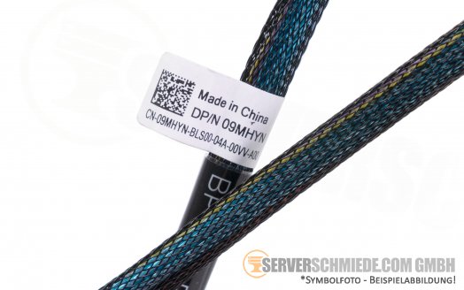 Dell 90cm R740 H740 H730 SAS Kabel cable 2x SFF-8643 combined to 2x SFF-8643 Winkel 09MHYN