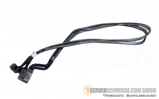 Dell R740xd 90cm SAS Kabel 1x Dual SFF-8643 to 2x SFF-8643 winkel 0HNWWT cable