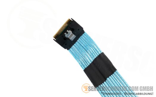 Dell 91cm SAS Kabel cable 1x SFF-8654 8i gerade to 2x SFF-8654 4i gerade R6525 10xSFF 0XFJ6K