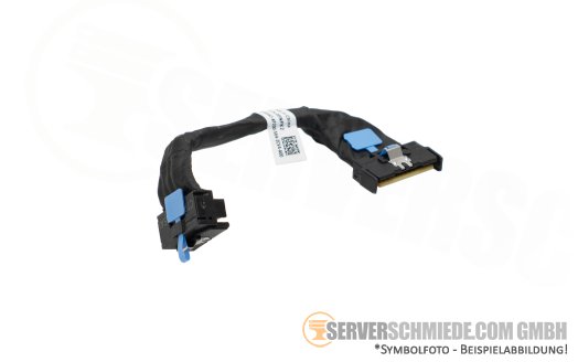 Dell 9cm Backplane to front PERC Controller Kabel cable 1x SFF-8654 8i gerade to 1x SFF-8654 8i winkel R7715 0FNFK2