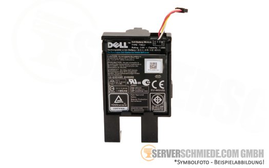 Dell BBU Batterie battery akku for PERC H710 H730 0H132V 070K80 07VJMH 037CT1 incl. battery holder for H710