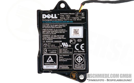 Dell BBU Batterie battery akku for PERC riser incl. Holder 0RFX51