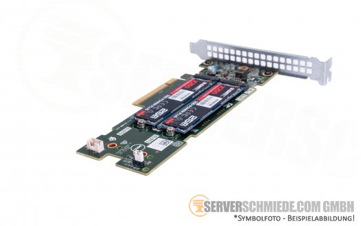 Dell BOSS 2x M.2 2280 SATA SSD AHCI Raid Storage Controller PCIe incl. 2x 240GB SATA M.2 SSD Boot drive OS Installation VMware WinServer Linux Ceph