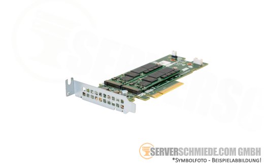 Dell BOSS 2x M.2 2280 SATA SSD AHCI Raid Storage Controller PCIe incl. 2x 480GB SATA M.2 SSD Boot OS Installation vmware Win Linux Ceph