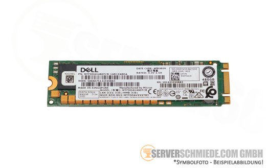 Dell BOSS M.2 480GB SATA SSD Enterprise 24/7 0WCP9P 0GPGC0 07RKD7