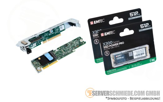 Dell BOSS N1 internal Modul Kit 2x M.2 2280 NVMe non hot-plug Boot RAID 0, 1 incl. 2x 512GB NVMe R660xs