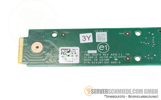 Dell BOSS N1 Modul Kit 2x M.2 2280 NVMe Hot-Plug Boot RAID 0, 1 incl. cables R7615
