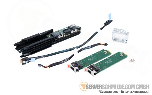Dell BOSS N1 Modul Kit 2x M.2 2280 NVMe Hot-Plug Boot RAID 0, 1 incl. cables without M.2 SSD R6615