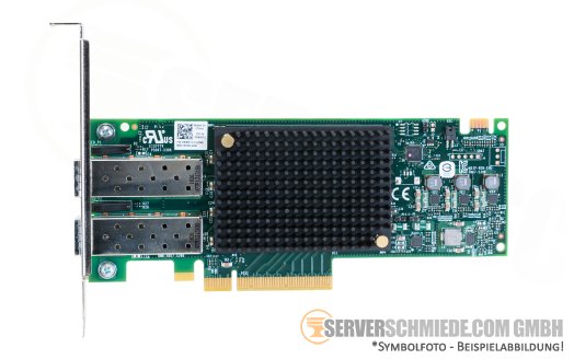 Dell Broadcom 2x 16Gb FC LPe31002-M6 PCIe x8 FibreChannel Controller HBA 0RXNT1