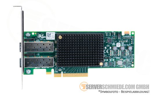 Dell Broadcom 2x 16Gb FC LPe31002-M6 PCIe x8 Gen6 FibreChannel Controller HBA 0RXNT1