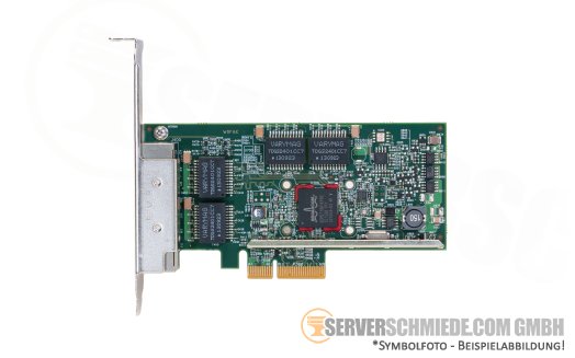 Dell Broadcom 4x 1GbE Quad Port Gigabit Ethernet Network PCIe x4 Controller 0KH08P
