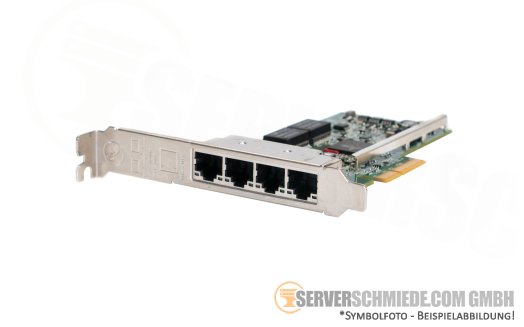 Dell Broadcom 4x 1GbE Quad Port Gigabit Ethernet Network PCIe x4 Controller 0KH08P