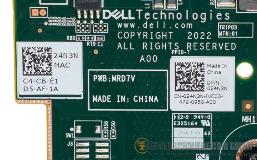 Dell Broadcom 5720 2x 1GbE LOM Controller Ethernet Netzwerk R750 R760 024N3N