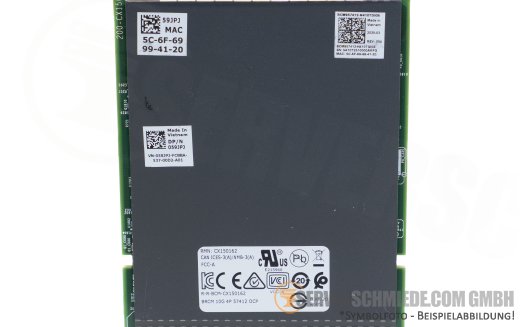 Dell Broadcom 57412 4x 10Gb RJ-45 OCP3 Network Controller Netzwerkadapter 059JPJ