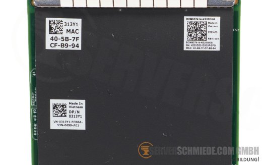 Dell Broadcom 57414 2x 10/25GbE SFP28 OCP 3.0 Controller Ethernet Netzwerk 0313Y1 +NEW+
