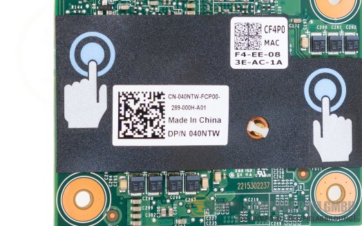 Dell Broadcom 57416 Dual Port 2x 10Gb SFP+ Netzwerk LAN Controller OCP 2.0 0CF4P0