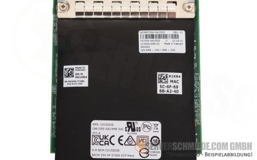 Dell Broadcom 57504 4x 10/25Gb SFP28 OCP3 Network Controller 540-BCRX 0X1KR4 +NEW+