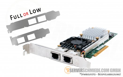 Dell Broadcom 57810S 2x 10GbE SFP+ Dual Port Network LAN Ethernet PCIe x8 Controller 0HN10N