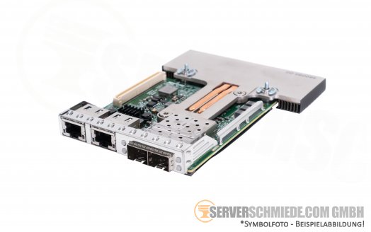 Dell Broadcom BCM57412 2x 10GbE SFP+ - 2x 1GbE RJ-45 copper Network Daugter Card 0NWMNX