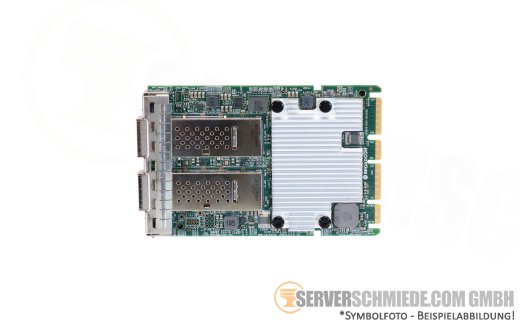 Dell Broadcom BCM957508 2x 10/25/50/100bE QSFP56 OCP 3.0 Controller Ethernet Netzwerk 02VY37
