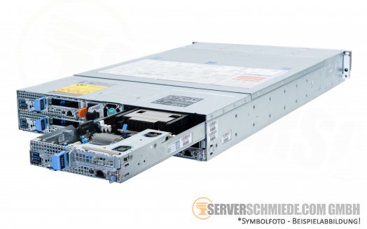 Dell PowerEdge C6400 4-Node Server 24x SFF 2x PSU + 4x C6420 2x Intel XEON 3647 Scalable (8x CPU 64x DDR4) vmware Server -CTO-